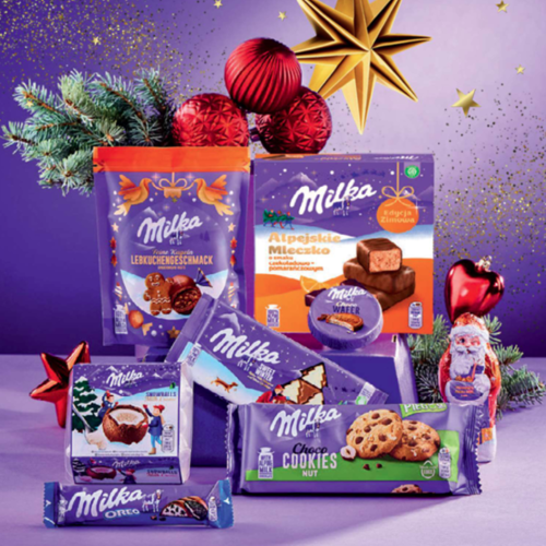 Paczka świąteczna Milka dla dzieci pod choinkę